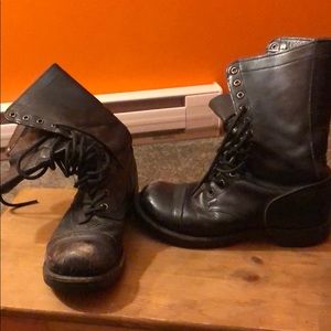 Black Paratrooper jump boots